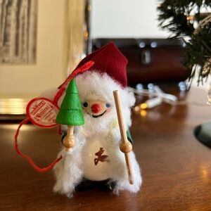 Vintage Steinbach Santa ornament with Green Tree